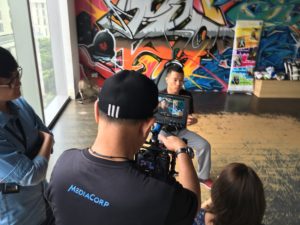 Zesty Kickz MediaCorp interview Channel 5 Muay Thai Singapore
